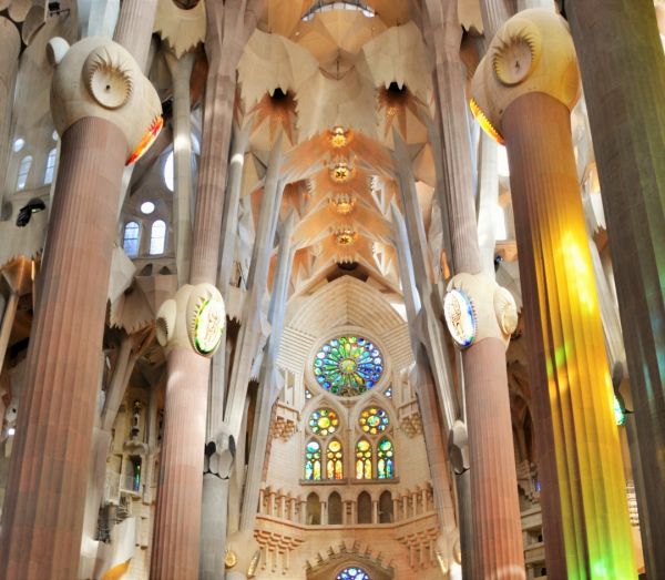 Intérieur Sagrada Familia