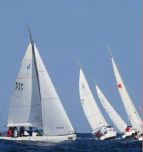 Regata de vela en Barcelona