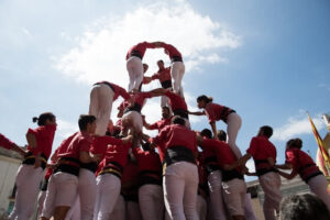 Castellers a Barcelona